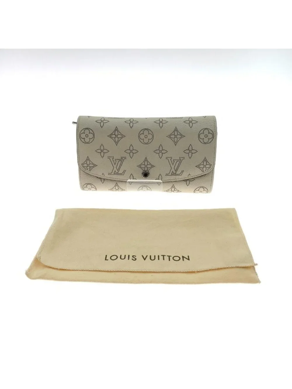 Louis Vuitton Mahina Hina Portefeuille Iris Bifold Wallet Ivory